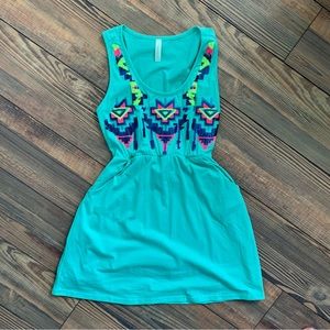Fun green dress with pockets